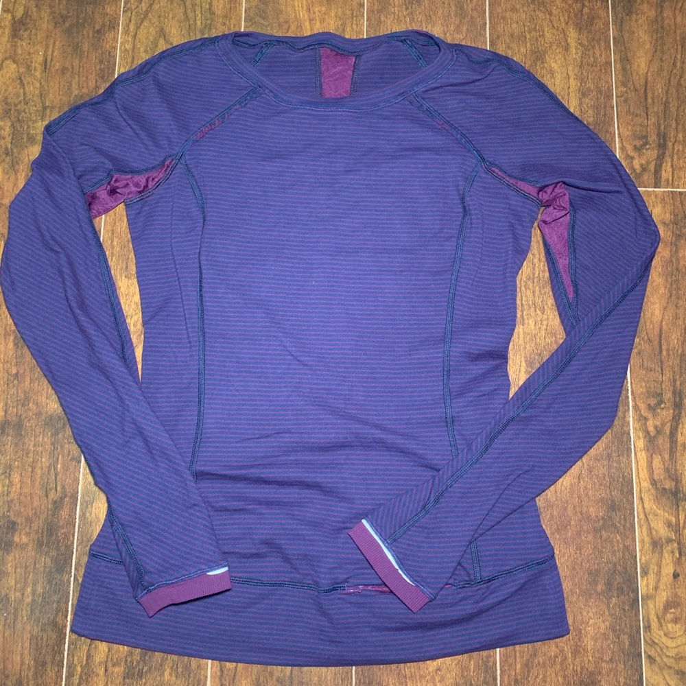 🍋 LULULEMON Full Tilt LongSleeve Plum Shirt 4